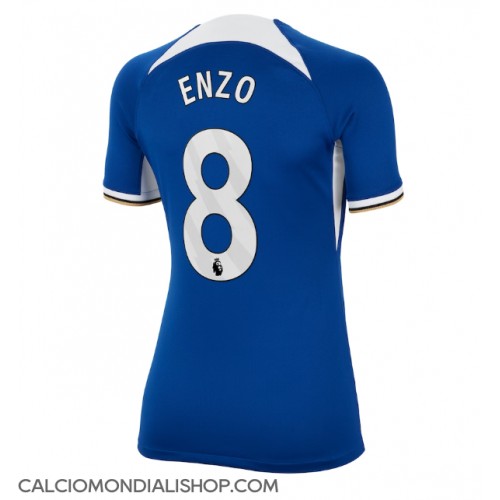 Maglie da calcio Chelsea Enzo Fernandez #8 Prima Maglia Femminile 2023-24 Manica Corta